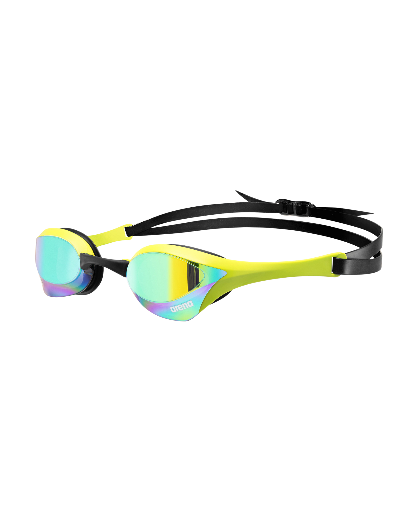 Arena Cobra Ultra Swipe Mirror (Racing) Emerald-Cyber Lime - Aqua Style Saudi Arabia