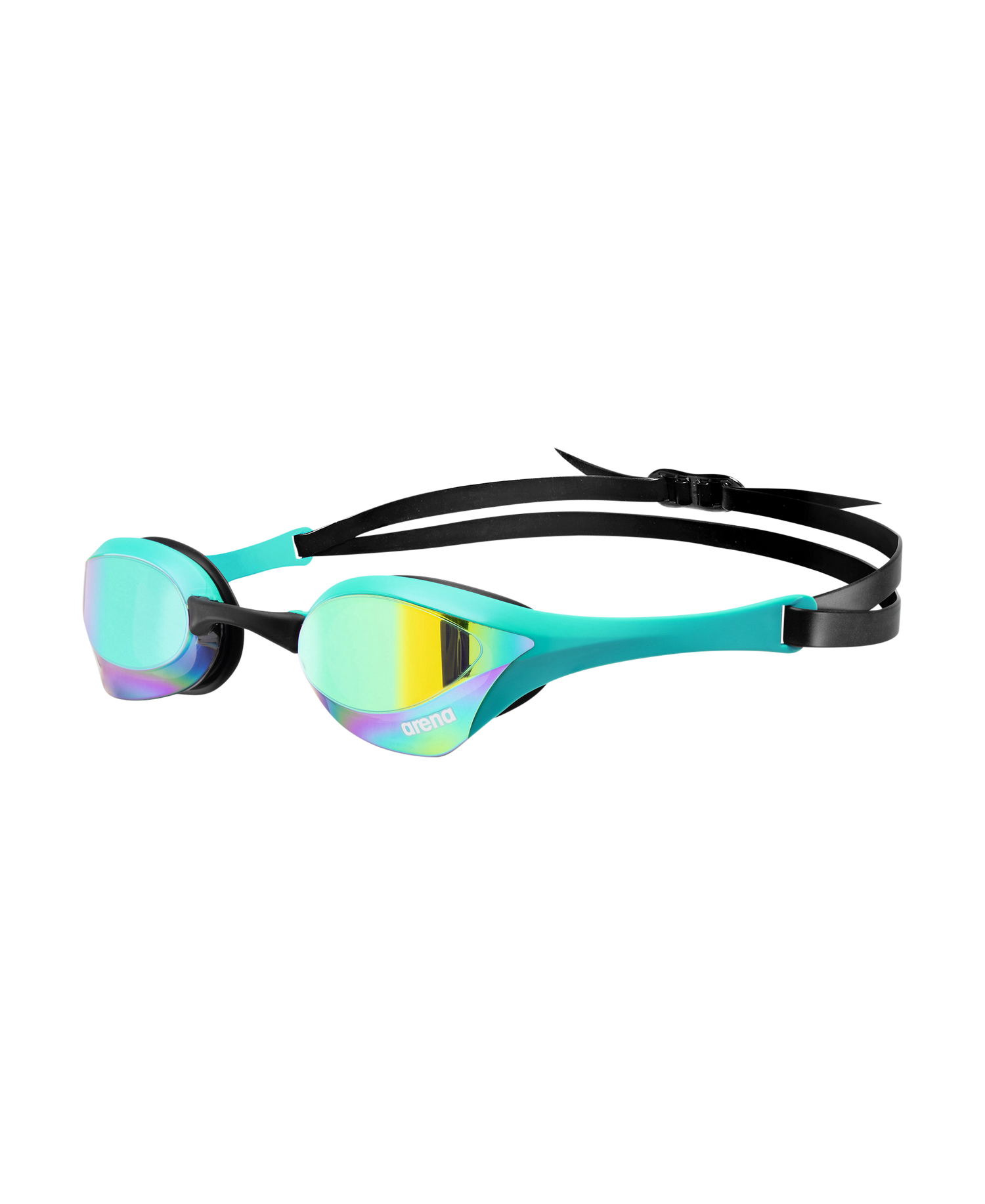 Arena Cobra Ultra Swipe Mirror (Racing) Emerald-Peacock - Aqua Style Saudi Arabia