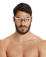 Arena Cobra Ultra Swipe Mirror (Racing) Yellow Copper-White - Aqua Style Saudi Arabia