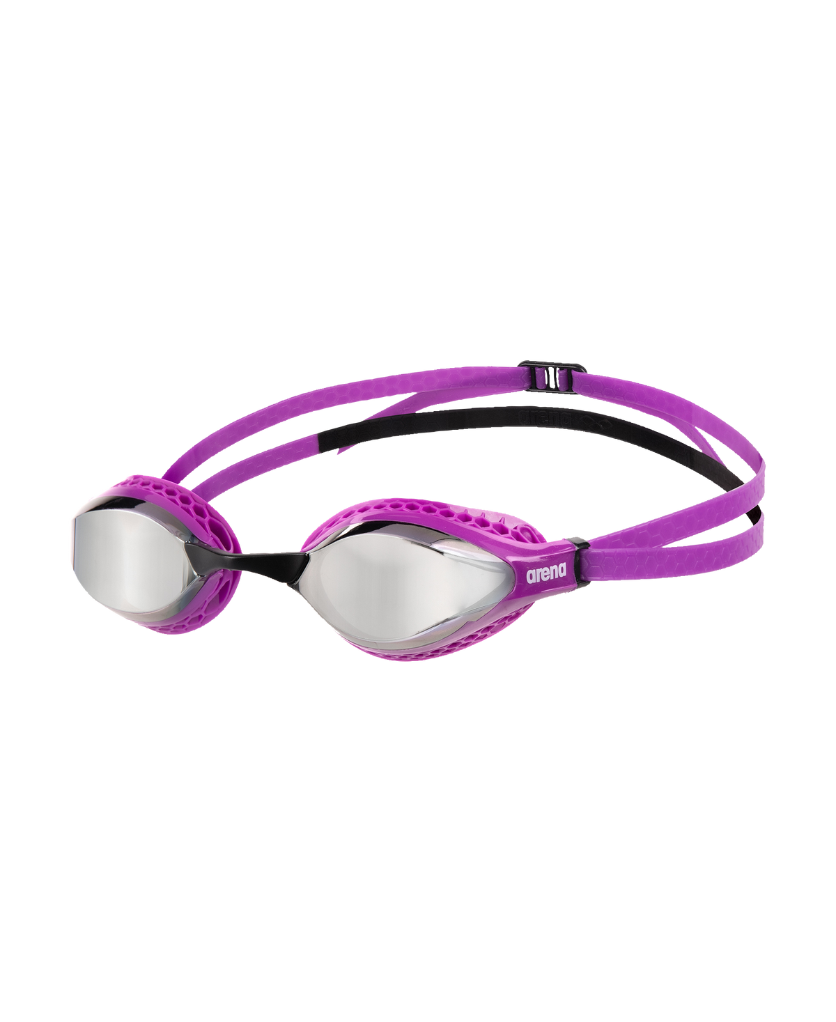 Arena Air-Speed Mirror - Silver-Purple-Black - Aqua Style Saudi Arabia