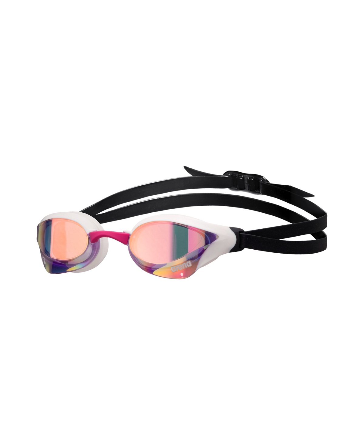 Arena Cobra Core Swipe Mirror Goggles - Violet / White / Pink - Aqua Style Saudi Arabia