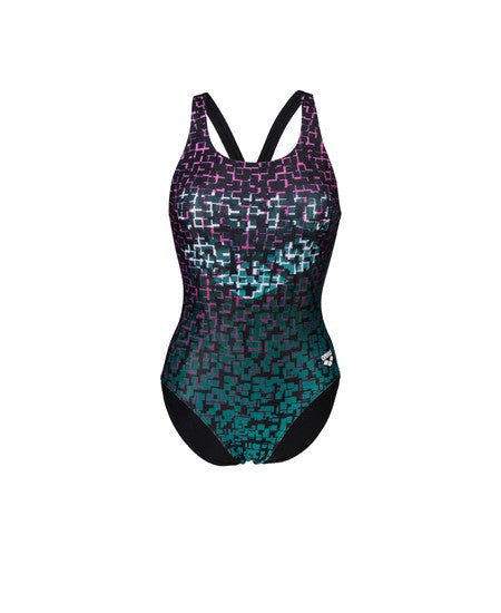 Arena Tropic Women's Swimsuit - Aqua Style Saudi Arabia