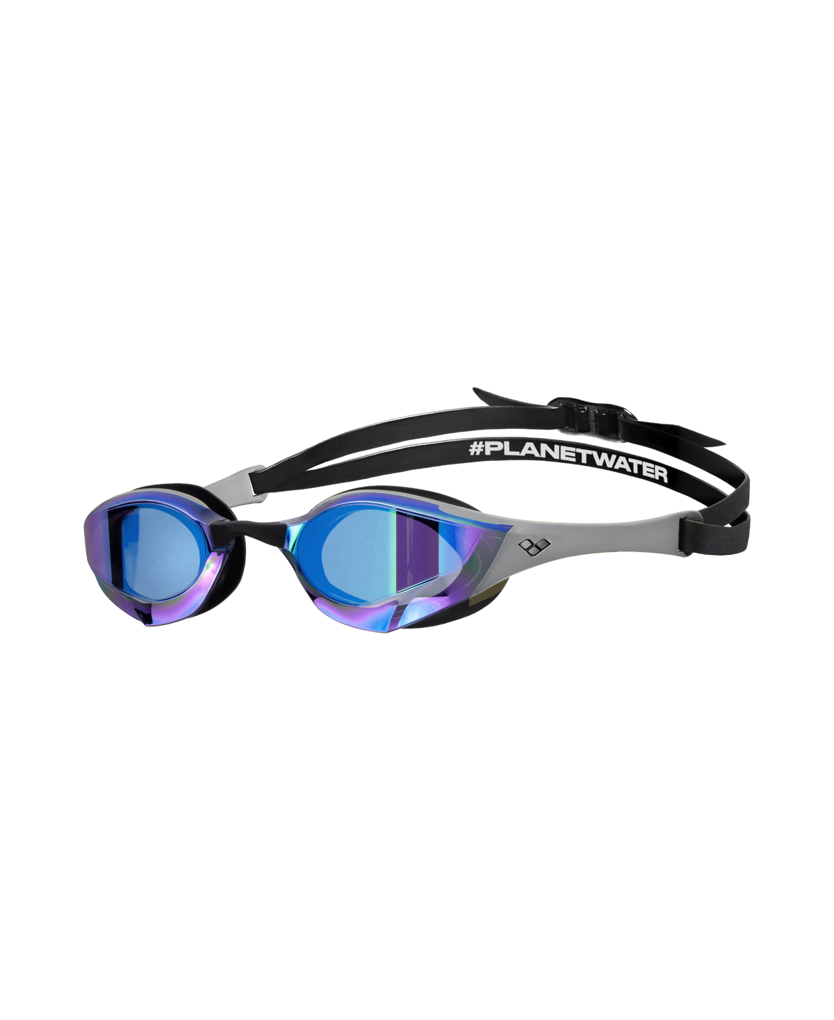 Arena Cobra Edge Swipe Mirror (Racing) - Blue / Silver / Black - Aqua Style Saudi Arabia