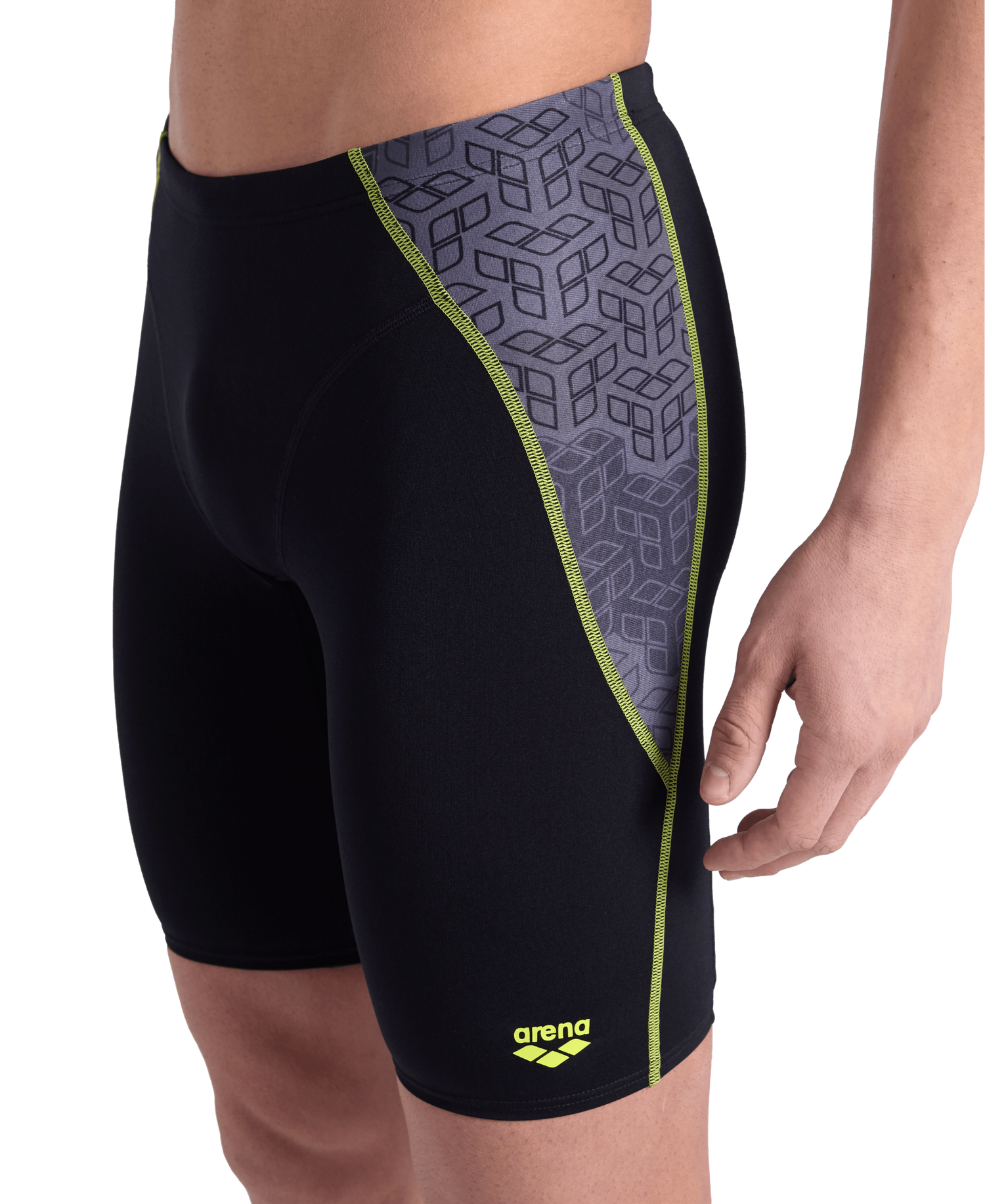 Arena Men's Camo Kikko Swim Jammer-Black - Aqua Style Saudi Arabia