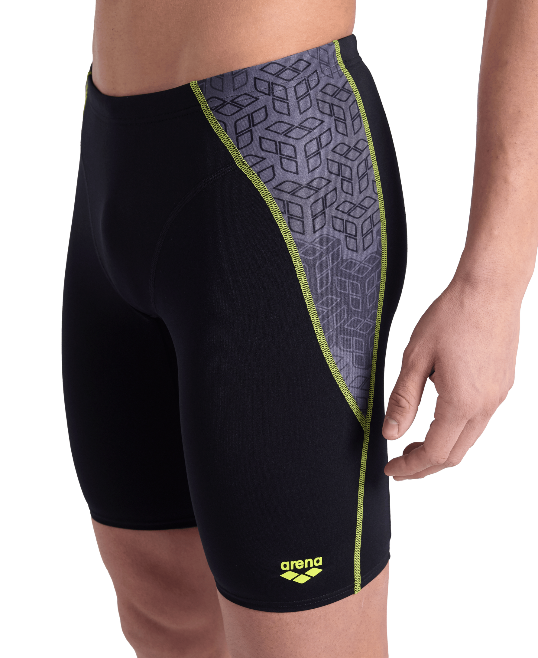 Arena Men's Camo Kikko Swim Jammer-Black - Aqua Style Saudi Arabia