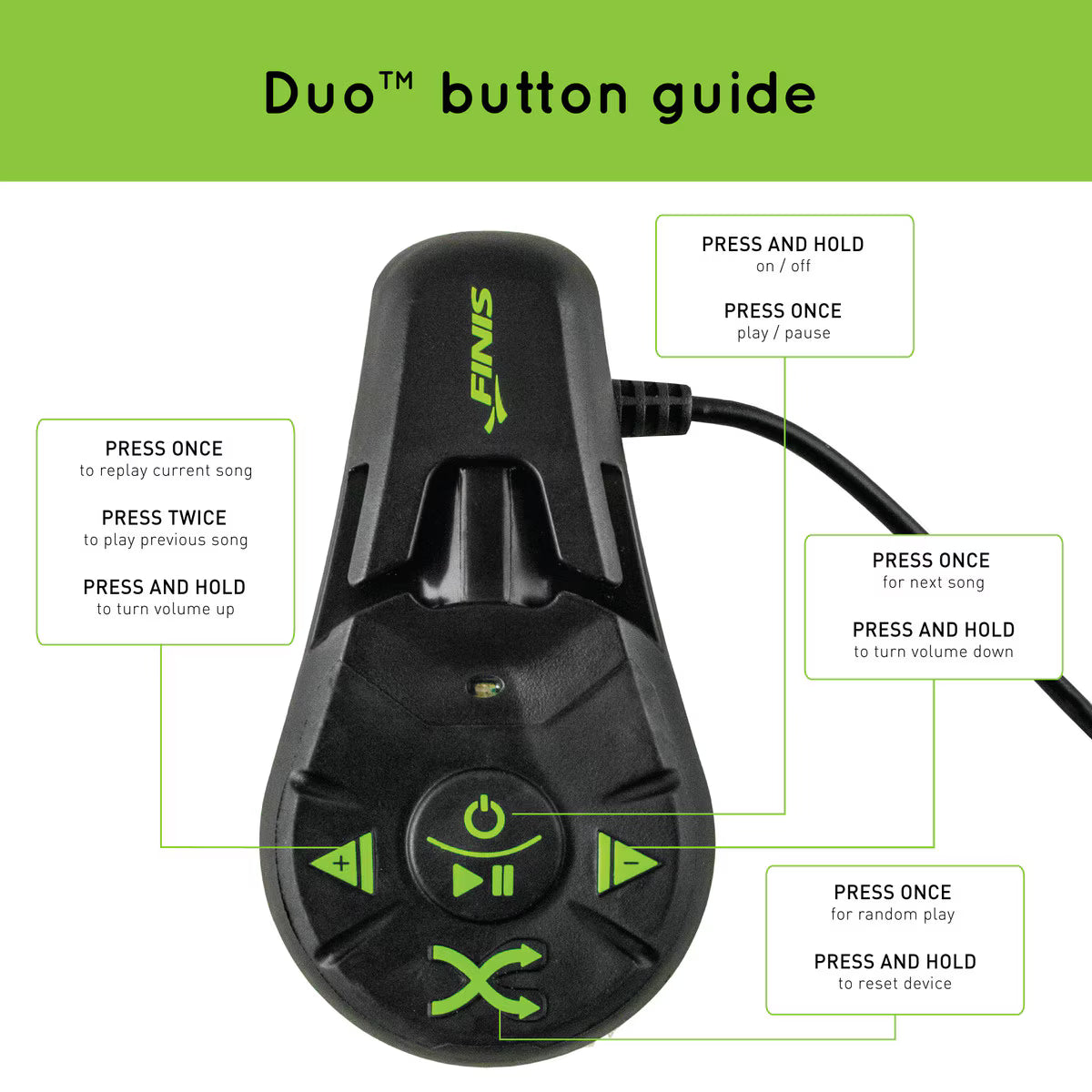 FINIS Duo Underwater MP3 Player, alternate product view
