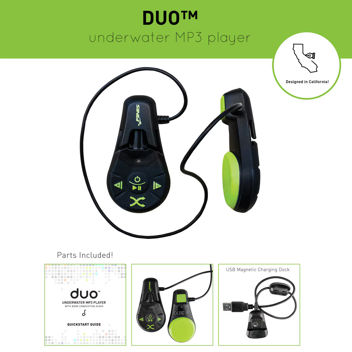 FINIS Duo Underwater MP3 Player, alternate product view