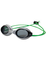 Dolfin Bungee Racer Silver/Green Goggle - Aqua Style Saudi Arabia