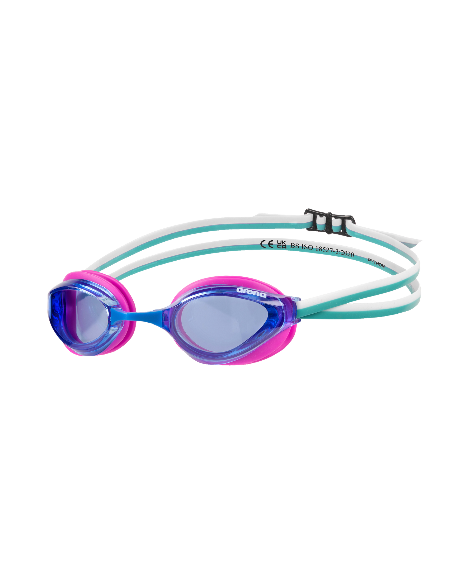 Arena Python (Racing) Goggles-Lue/Fuchsia/Water - Aqua Style Saudi Arabia