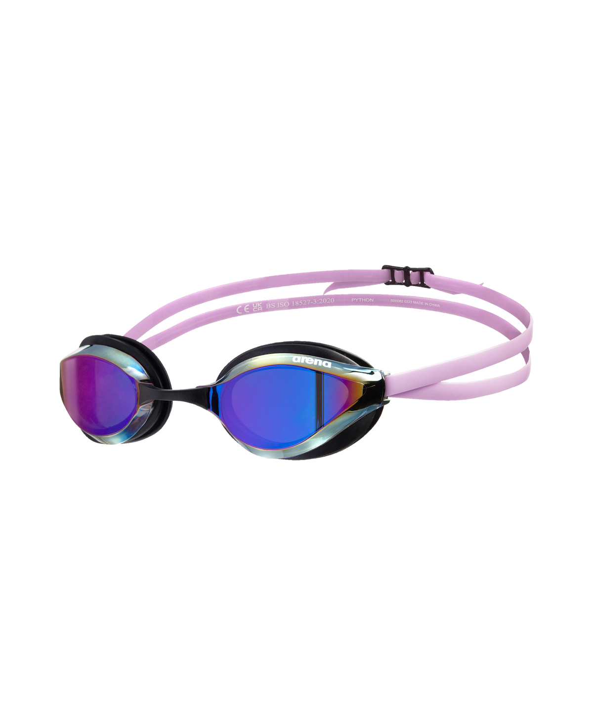Arena Python Mirror (Racing) Goggles - Violet / Black / Violet - Aqua Style Saudi Arabia