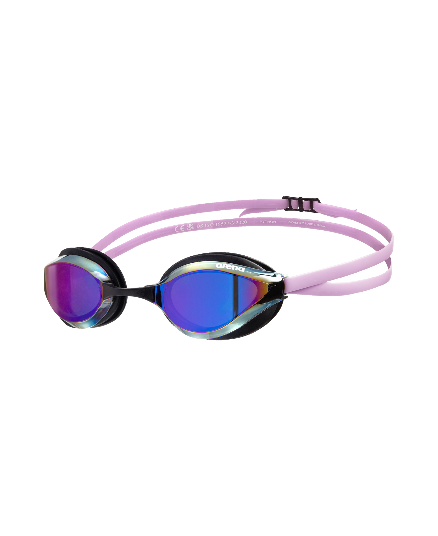 Arena Python Mirror (Racing) Goggles - Violet / Black / Violet - Aqua Style Saudi Arabia