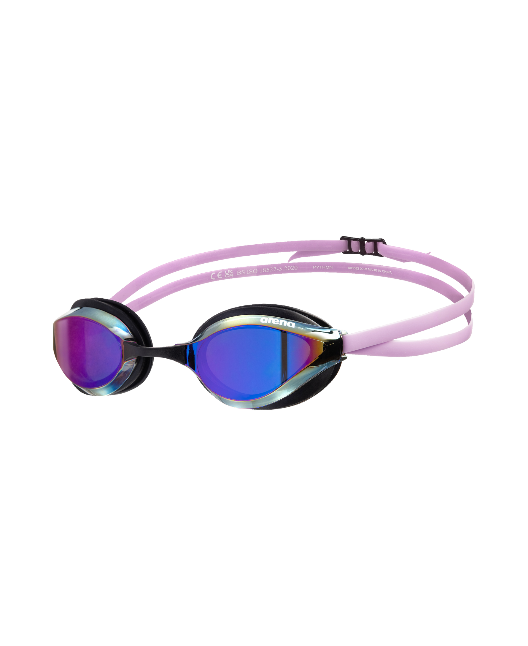 Arena Python Mirror (Racing) Goggles - Violet / Black / Violet - Aqua Style Saudi Arabia