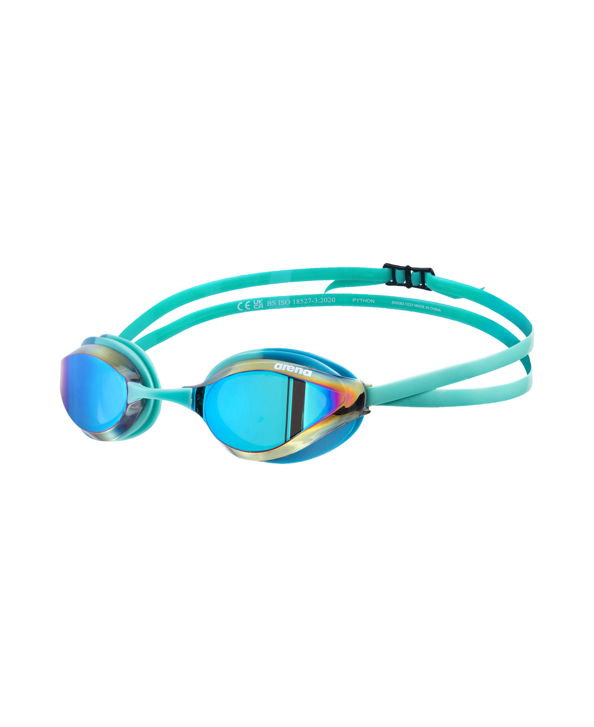 Arena Python Mirror (Racing) Goggles-Turquoise/Water/Blue/Cosmo - Aqua Style Saudi Arabia