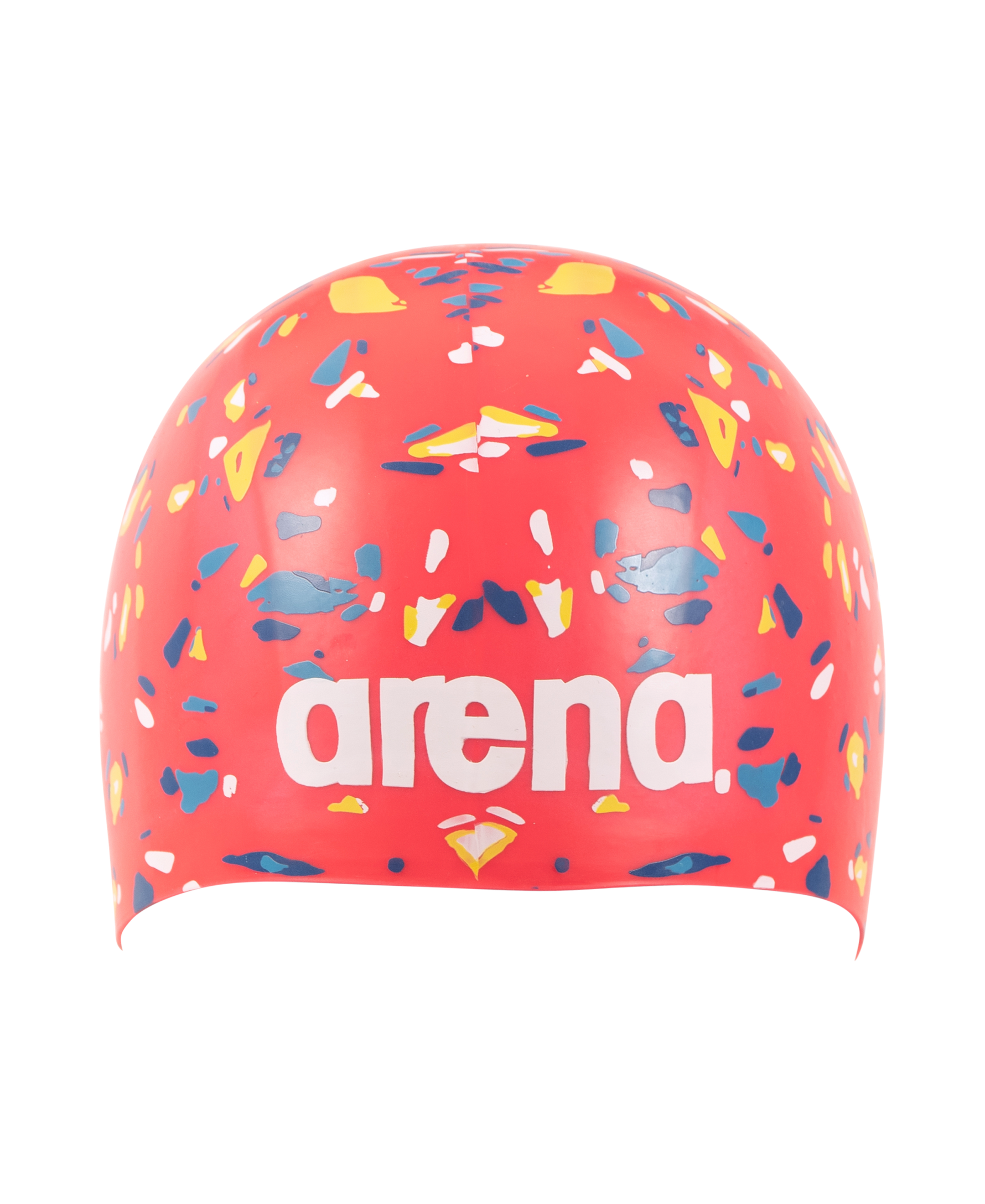 Arena Poolish Moulded Swim Caps-Red - Aqua Style Saudi Arabia