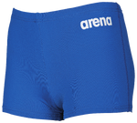 Arena Solid Short Junior Boys'' Training Swim Shorts-Royal-White (Boys') - Aqua Style Saudi Arabia