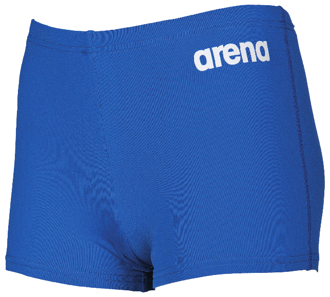 Arena Solid Short Junior Boys'' Training Swim Shorts-Royal-White (Boys') - Aqua Style Saudi Arabia