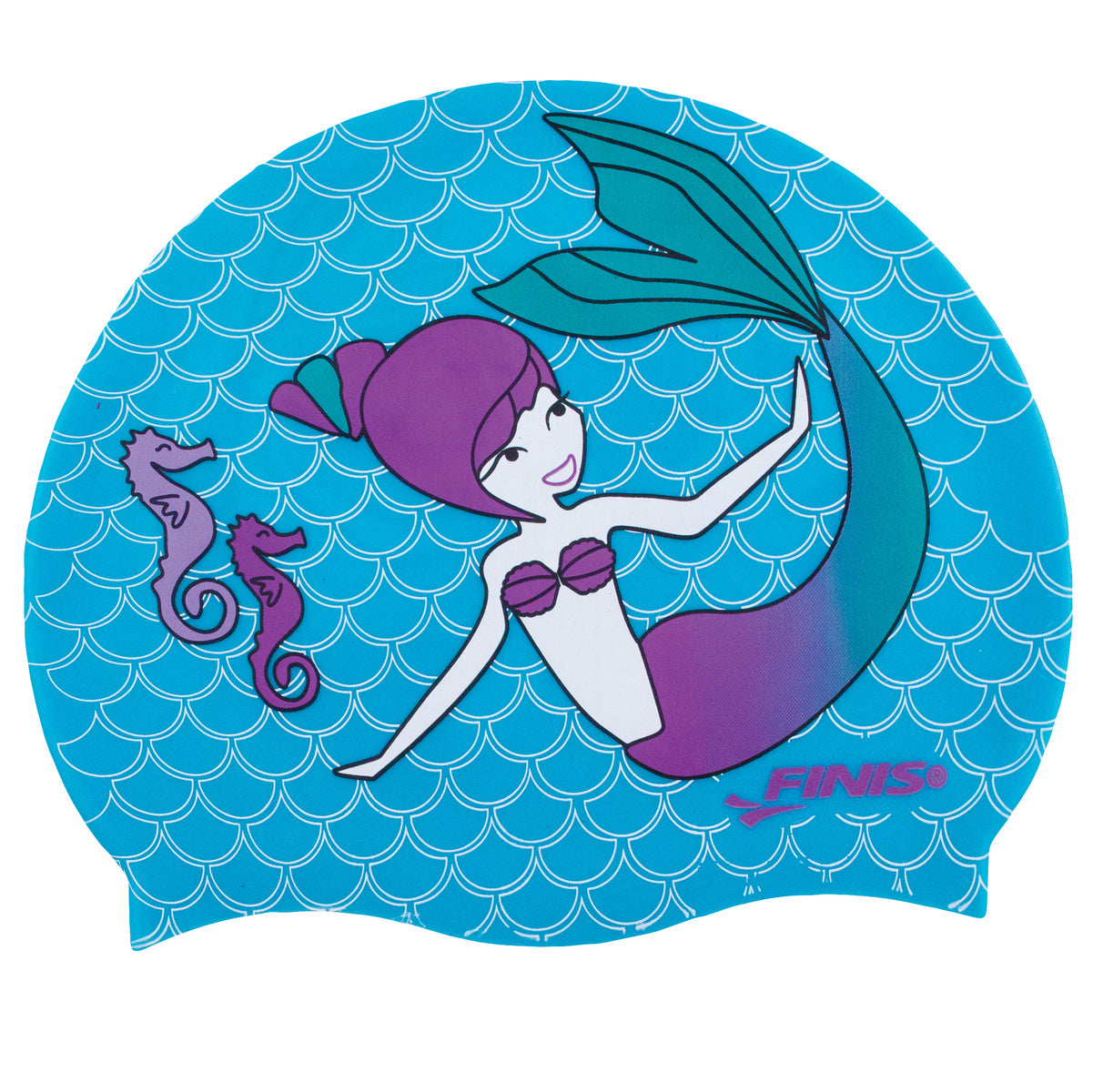 FINIS Silicone Cap Print (Paradise) - Aqua Style Saudi Arabia