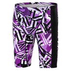 Dolfin XtraSleek Men's Tectonic Purple Spliced Jammer - Aqua Style Saudi Arabia