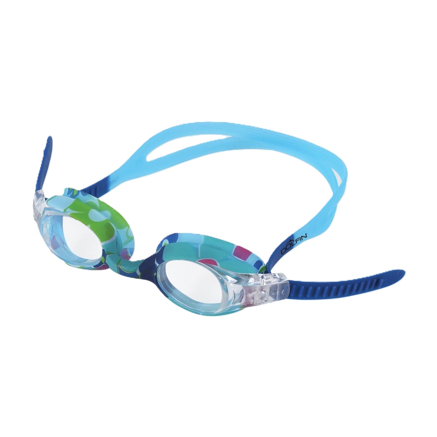 Dolfin Youth Flipper Flower Blueberry Goggle - Aqua Style Saudi Arabia