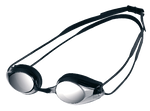 Arena Tracks Mirror Swim Goggles-Black/Smoke Silver-(Racing) - Aqua Style Saudi Arabia