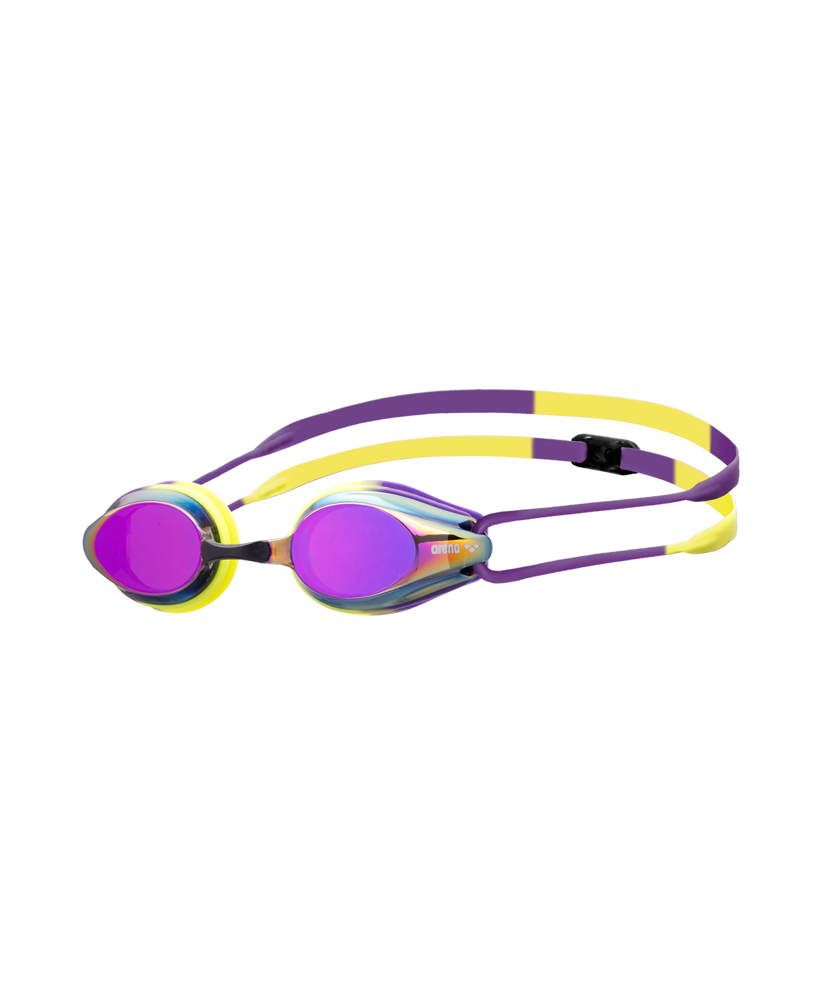 Arena Tracks Mirror Swim Goggles-Violet/Plum/Artic/Lime-(Racing) - Aqua Style Saudi Arabia
