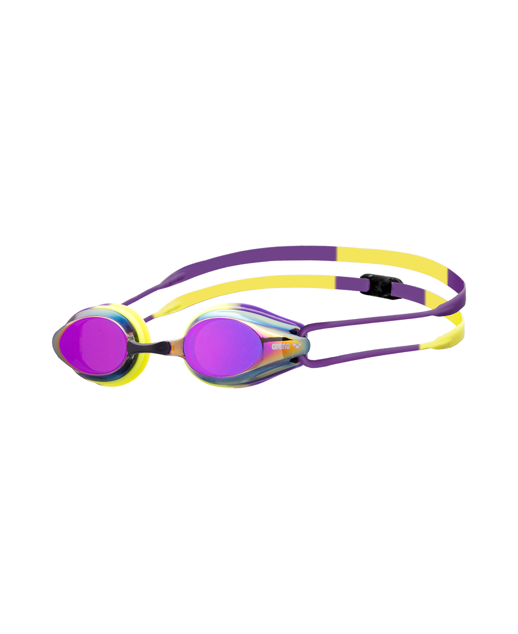 Arena Tracks Mirror Swim Goggles-Violet/Plum/Artic/Lime-(Racing) - Aqua Style Saudi Arabia