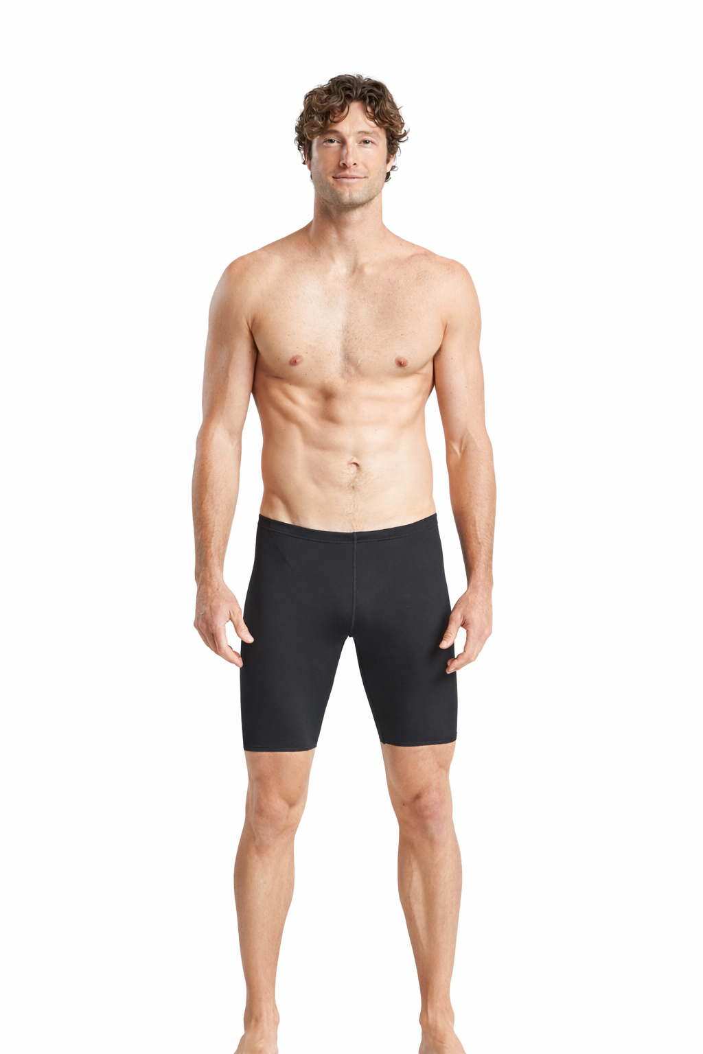 FINIS Men's Training Swimwear Jammer Solid - Black - Aqua Style Saudi Arabia