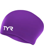 TYR Tie Dye Long Hair Silicone Youth Swim Cap