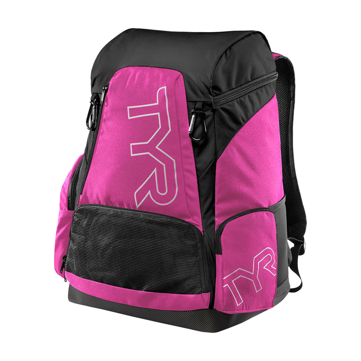TYR Spirit Team Alliance 45L Backpack-Pink/Blk - Aqua Style Saudi Arabia