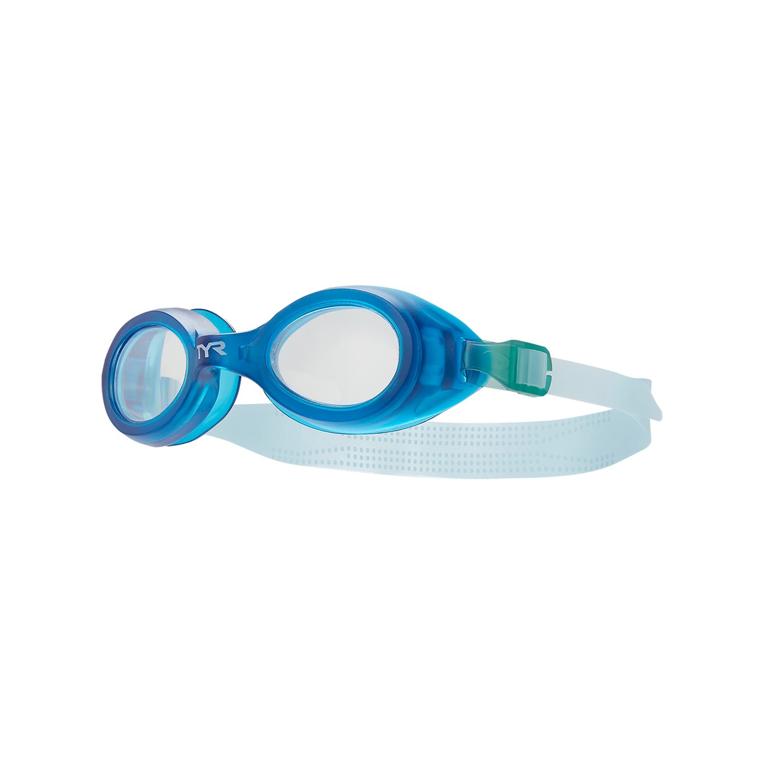 TYR Aqua Blaze™ Kids' Goggles-Clear/Blue(Ages 3–10) - Aqua Style Saudi Arabia