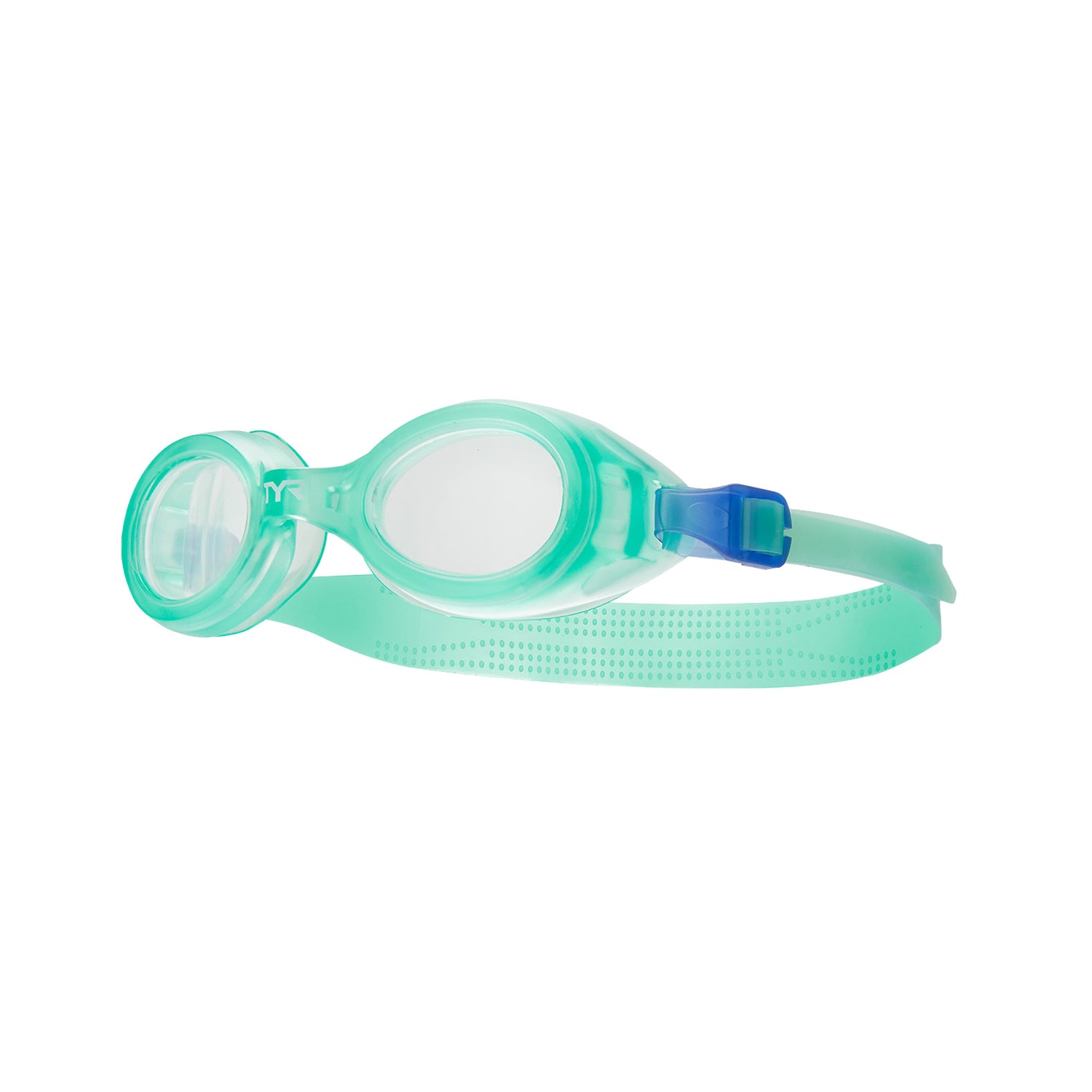 TYR Aqua Blaze™ Kids' Goggles-Clear/Mint(Ages 3–10) - Aqua Style Saudi Arabia