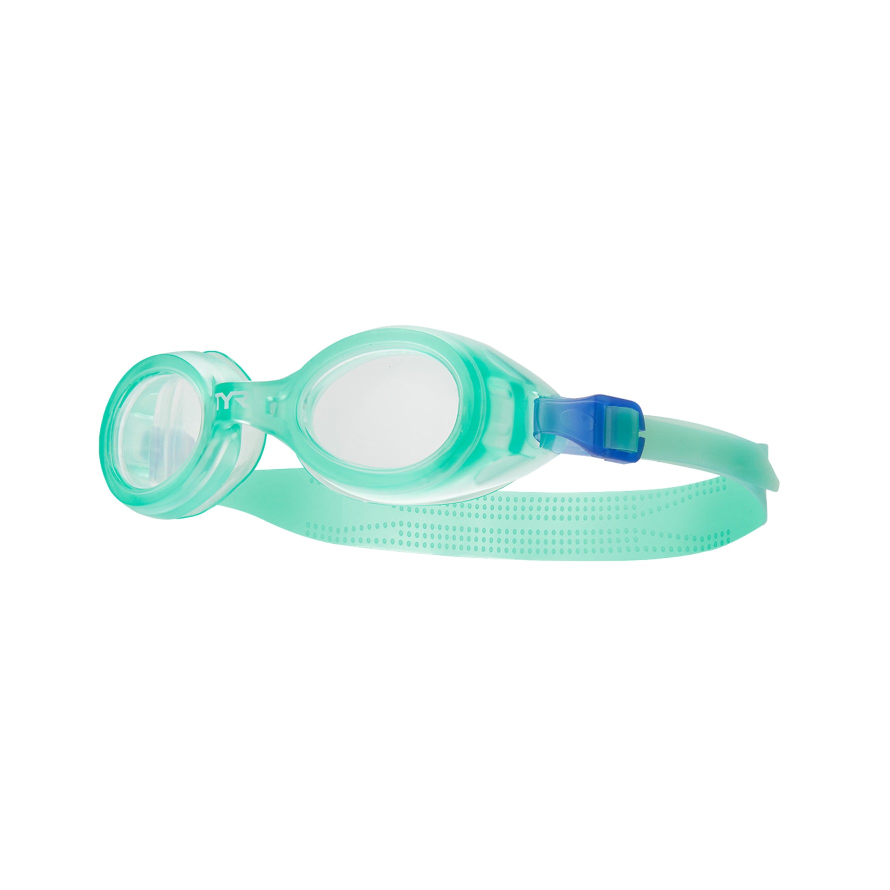 TYR Aqua Blaze™ Kids' Goggles-Clear/Mint(Ages 3–10) - Aqua Style Saudi Arabia