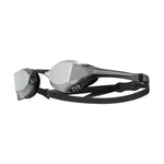 TYR Adult Tracer-X Elite Mirrored Racing Goggles-Silver/Black - Aqua Style Saudi Arabia