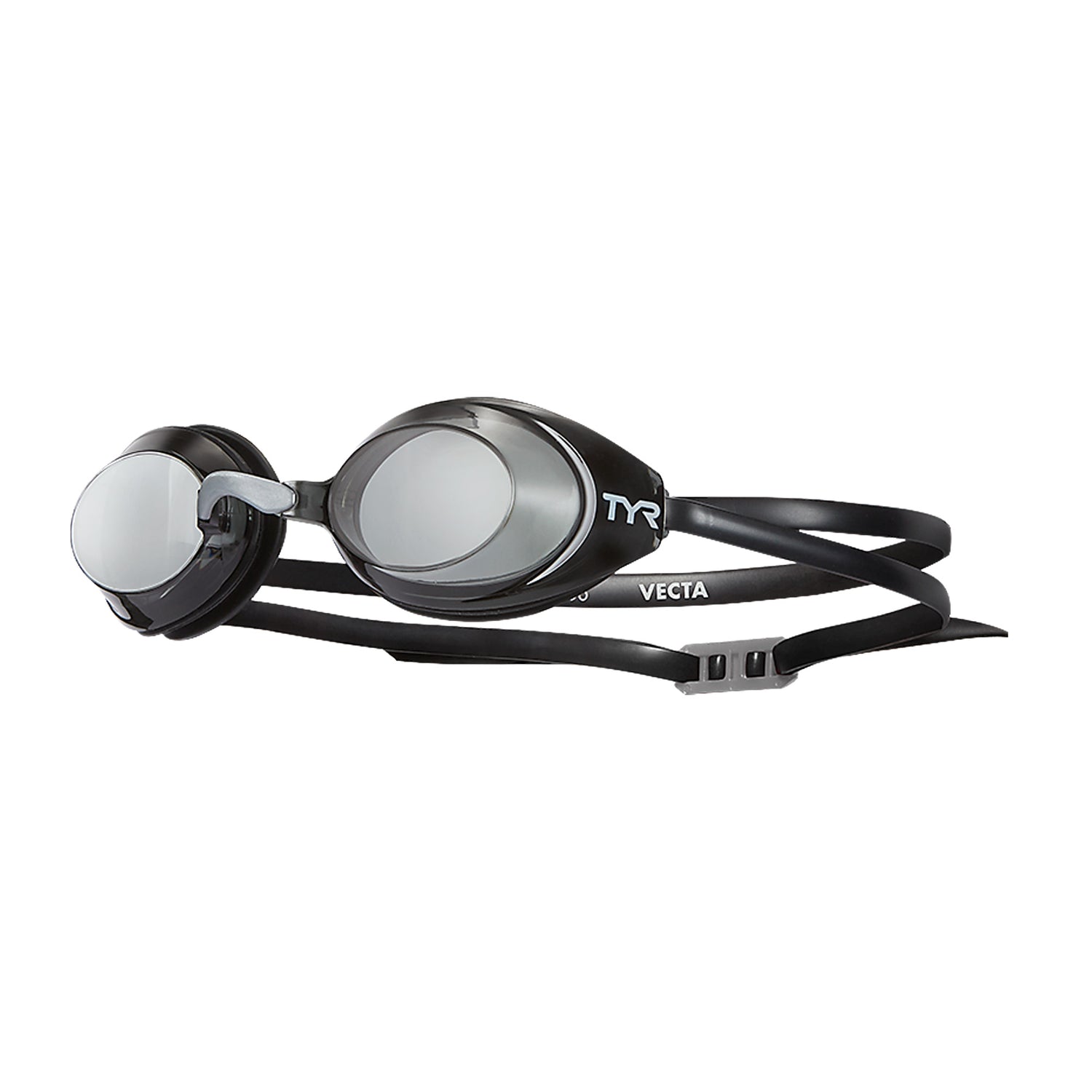 TYR Adult Vecta Racing Goggles-Smoke/Black - Aqua Style Saudi Arabia