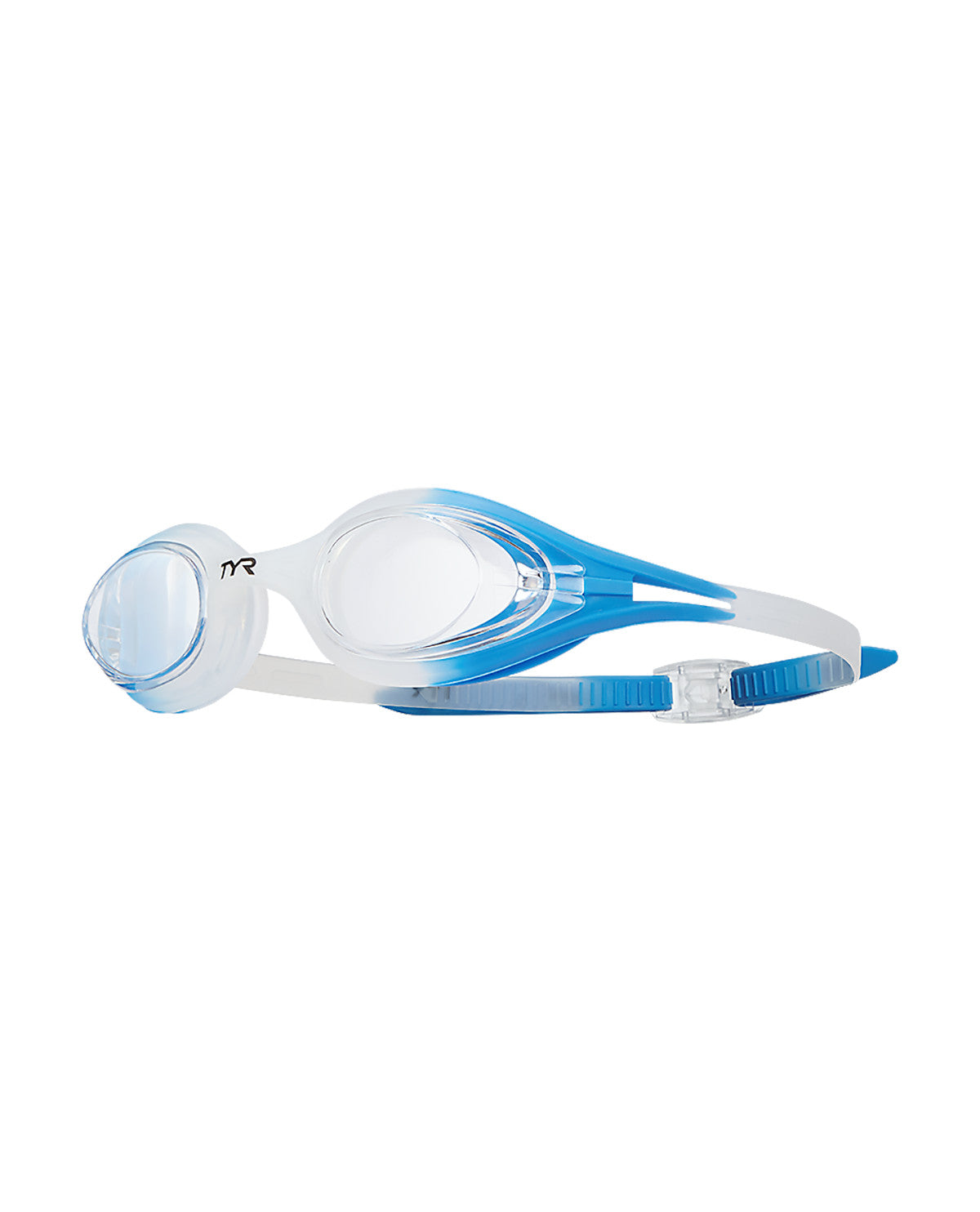 TYR Adult Hydra Flare Training Goggles in Turquoise / Blue, product view