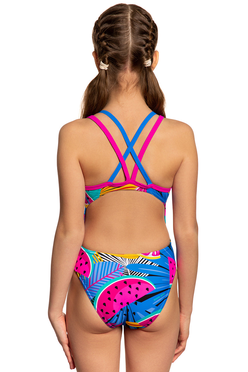 Mad Wave Crossback Junior D5 Girls' Training Swimsuit