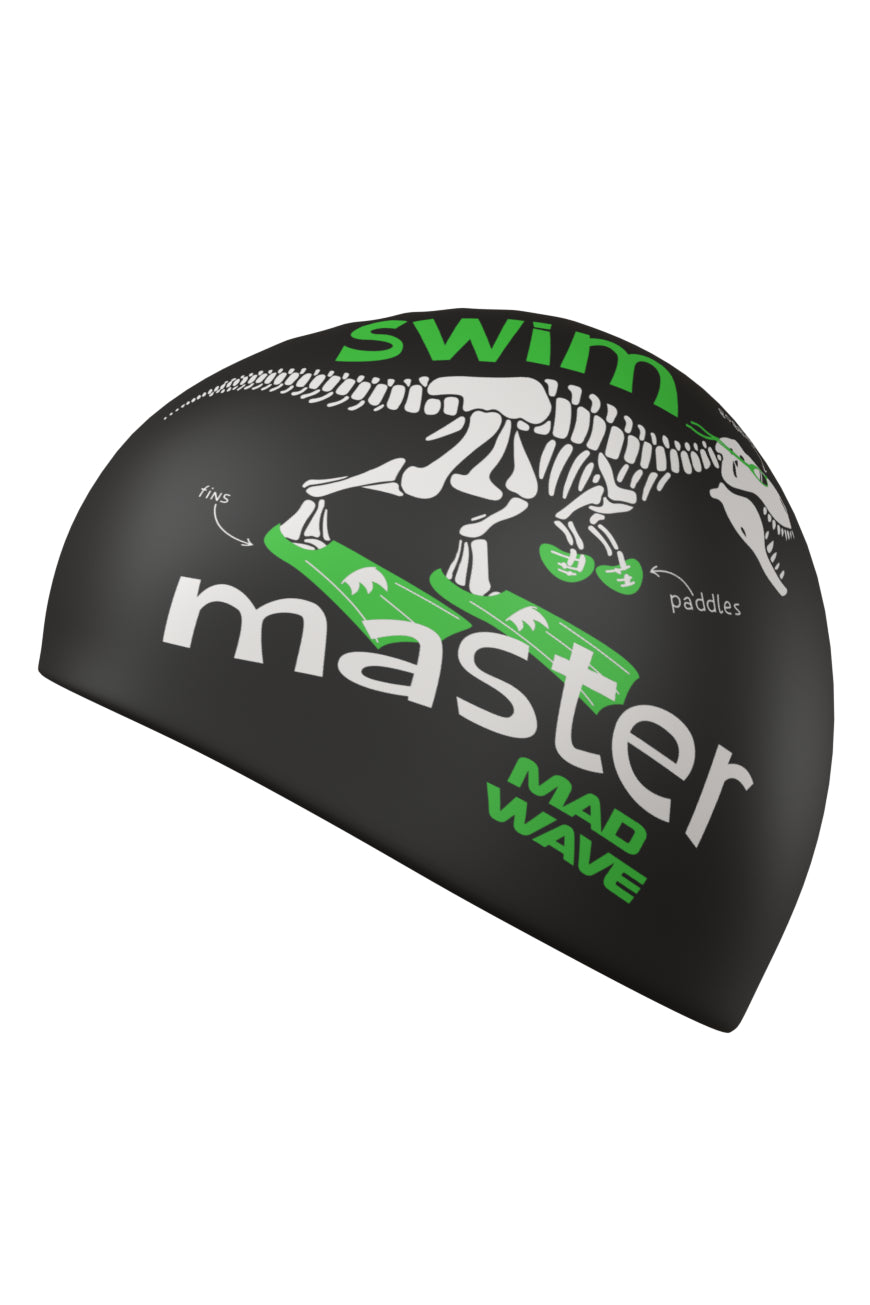 قبعات سباحة من السيليكون من ماد ويف (طبعة Swim Master Big)