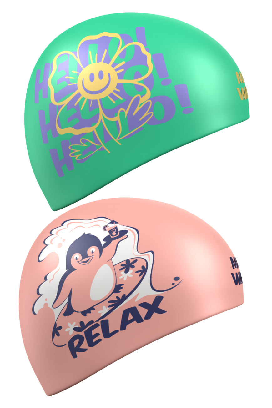 Mad Wave Reverse Relax Silicone Caps - Aqua Style Saudi Arabia