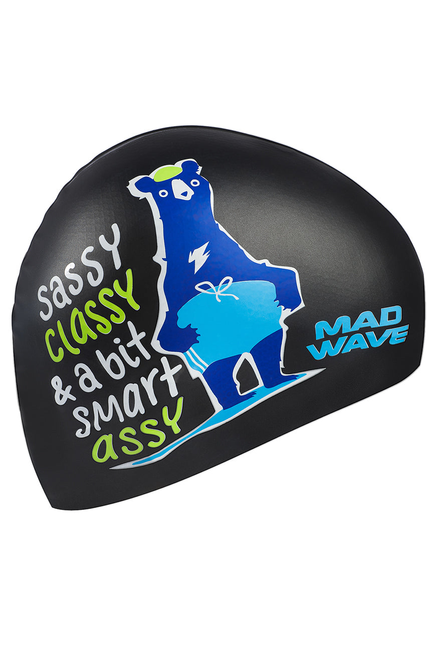 Mad Wave Silicone Caps (Smart assy printed) - Aqua Style Saudi Arabia