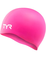 TYR Adult Wrinkle Free Silicone Training Swim Cap in Gold / Green / NVY, alternate product view