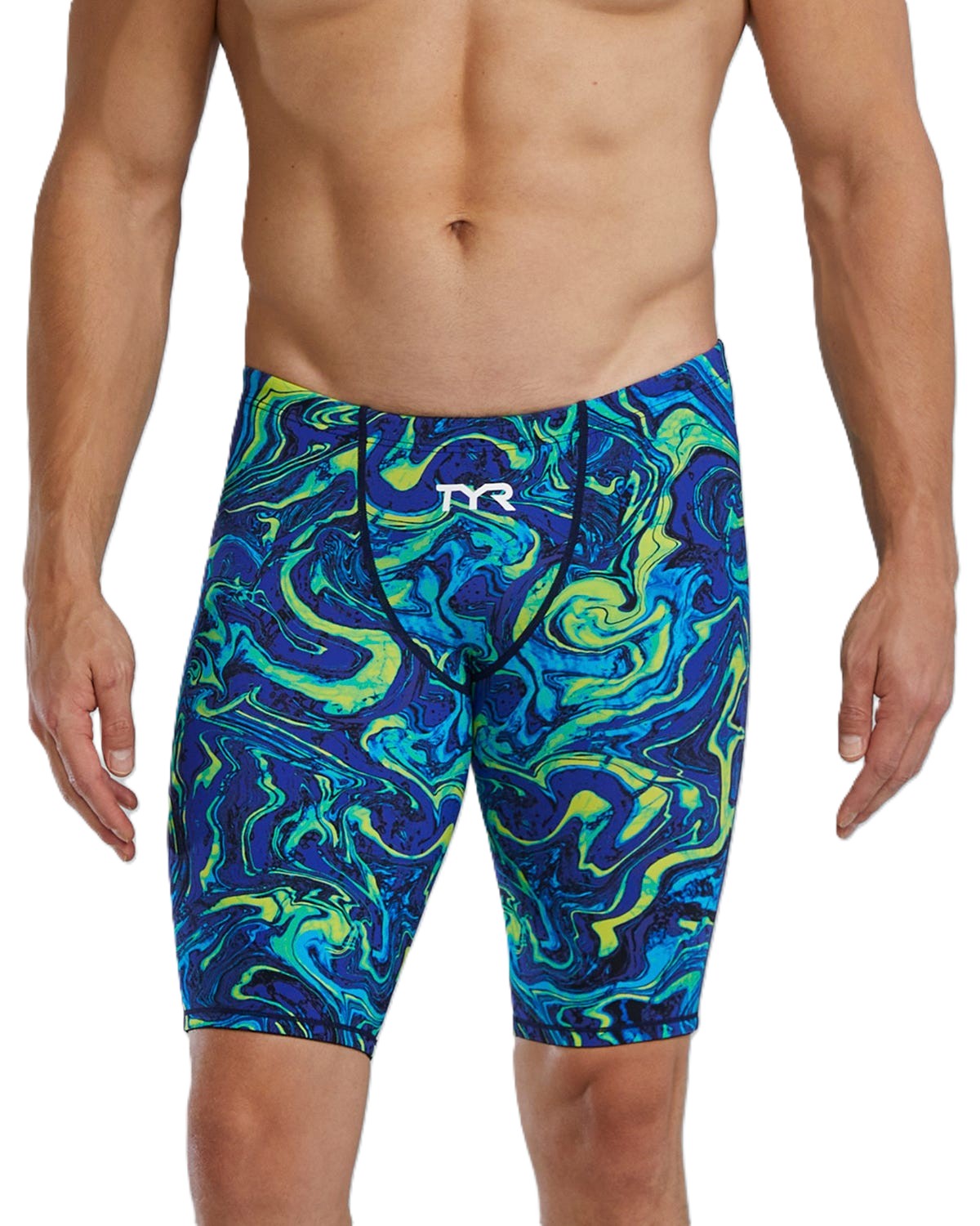 TYR Men's Thresher Jammer - Hyperblitz-Racing - Aqua Style Saudi Arabia