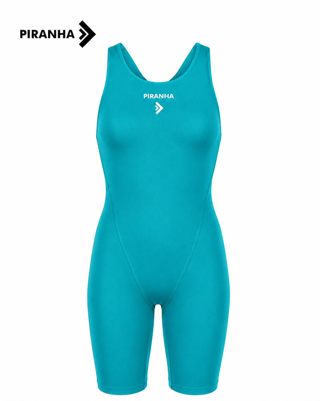 Piranha Solid Girls' Training Swimsuit Open Back