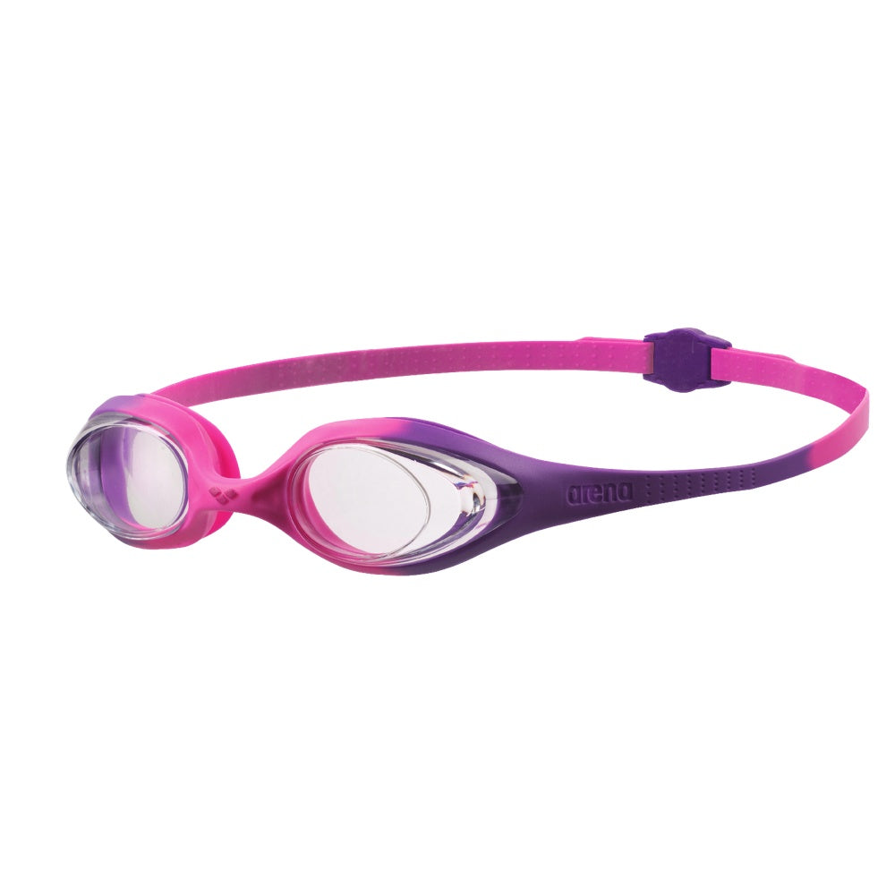 Arena Spider Junior Swim Goggles – Violet/Clear/Pink - Aqua Style Saudi Arabia