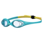 Arena Spider Junior Swim Goggles – Clear/Mint/Yellow - Aqua Style Saudi Arabia