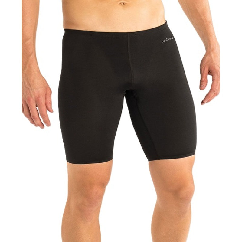 Dolfin Men's Solid Black Training & Competition Jammer - Aqua Style Saudi Arabia