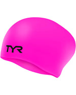 TYR Tie Dye Long Hair Silicone Youth Swim Cap