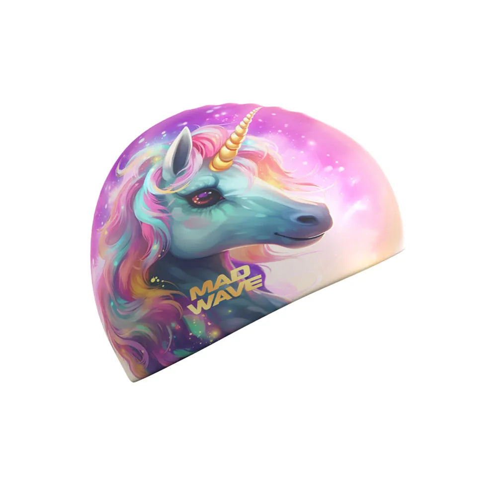 Mad Wave Silicone Caps (Unicorn Hq printed) - Aqua Style Saudi Arabia