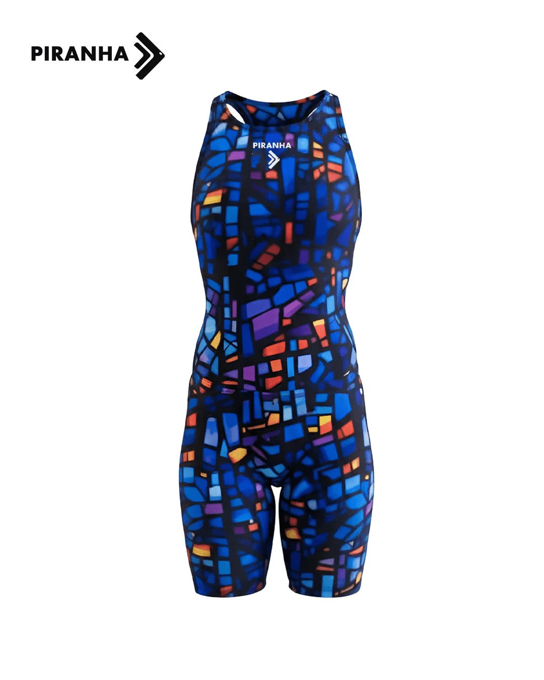 Piranha Girls Training swimsuit open back
