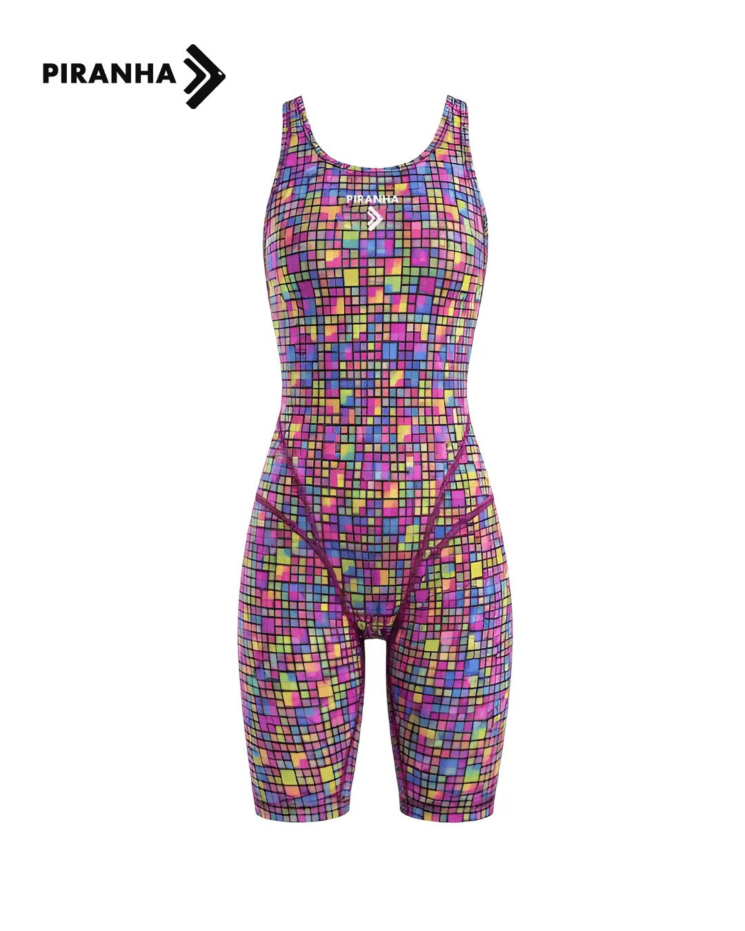 Piranha Girls' Training swimsuit open back - Aqua Style Saudi Arabia