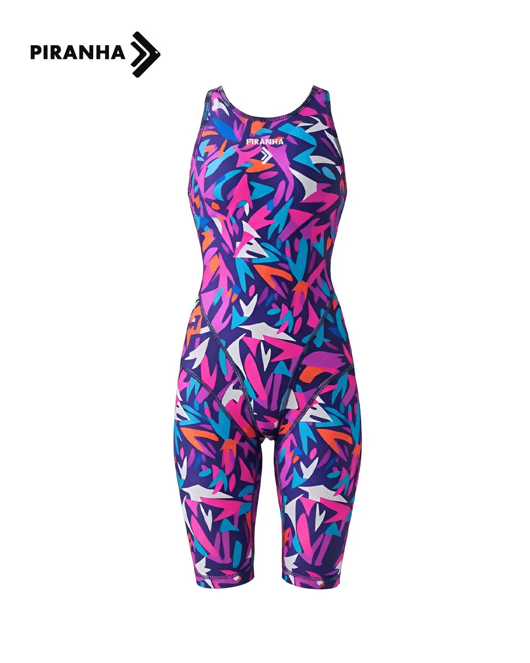 Piranha Girls Training swimsuit open back